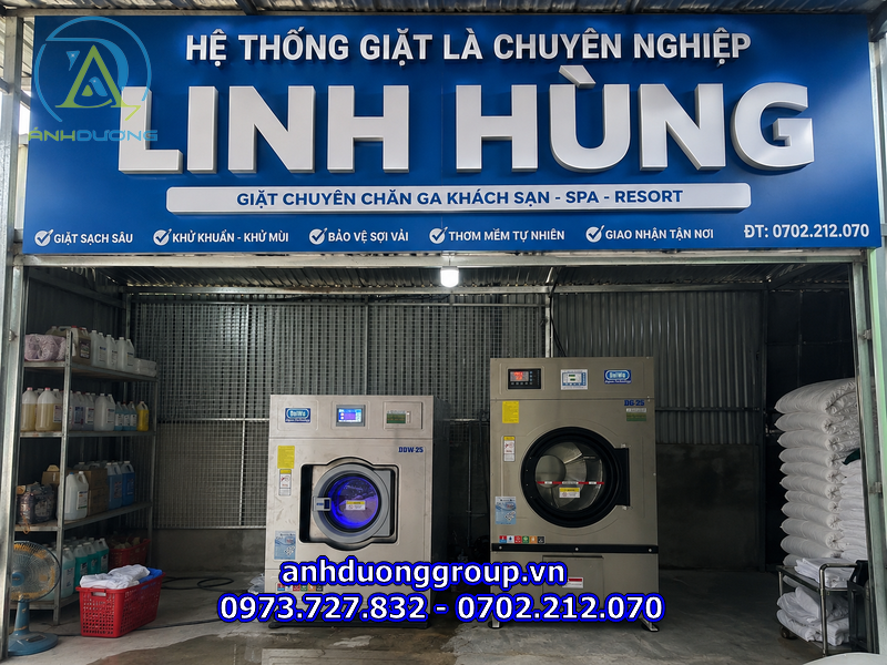Tư Vấn Máy Giặt Công Nghiệp Mở Xưởng Giặt Là Tại Đắk Lắk