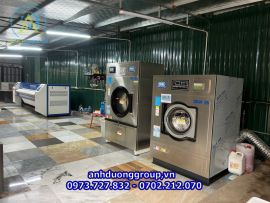Máy giặt sấy công nghiệp giá tốt cho xưởng giặt là tại Hà Nội