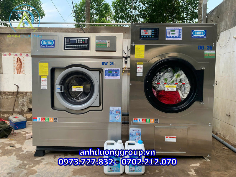 Thiết Bị Giặt Sấy Công Nghiệp Phù Hợp Cho Xưởng Giặt Tại Sơn La