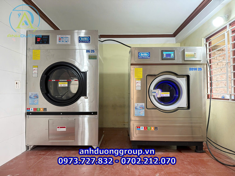 Máy giặt sấy công nghiệp cho Homestay tại Thanh Hóa