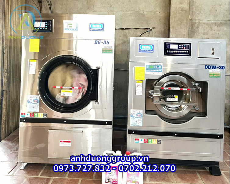 Máy Giặt Công Giải Pháp Cho Xưởng Giặt Là Phú Thọ
