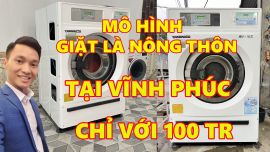 Máy giặt công nghiệp cũ nhật bãi tại Vĩnh Phúc - Ánh Dương