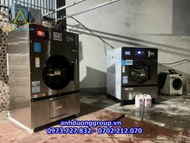 Máy Giặt Công Nghiệp Hiện Đại Cho Xưởng Giặt Là Tại Đồng Tháp