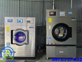 Máy giặt sấy công nghiệp giá tốt cho tiệm giặt chuyên nghiệp